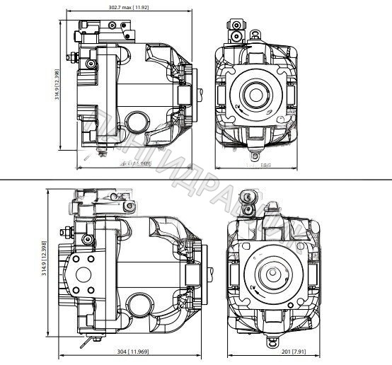 Гидронасос Danfoss ERL147CLS2620NNN3S2NLA1N ( 83012925 )